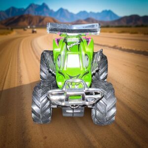Vintage Ray Mantis Green Dune Buggy Friction Motor Car Plastic